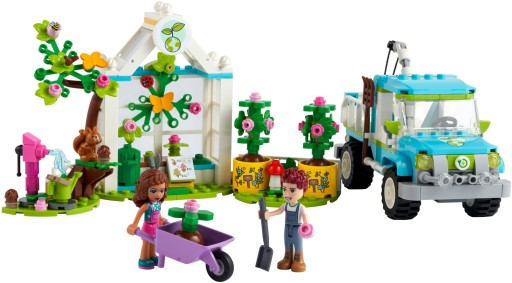 LEGO Friends Фургон для посадки деревьев 41707 6+ 336 деталей