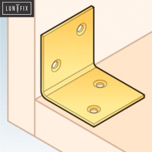 Kątownik meblowy 30x30x30 szeroki łącznik 1,5mm