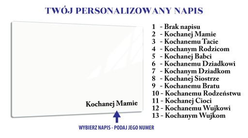 SZKLANA PODSTAWKA POD ZNICZE 60x20cm Marmur 376c
