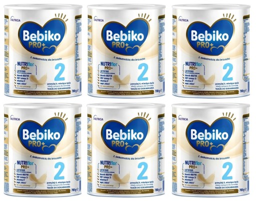 BEBIKO PRO+ 2 МОДИФИЦИРОВАННОЕ МОЛОКО ПОСЛЕ 6 м 6х700г 6УПАКОВ