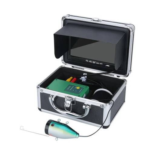 DVR Рыболокатор Камера для подводной рыбалки HD 1280*720 Screen15pcs Белый светодиод