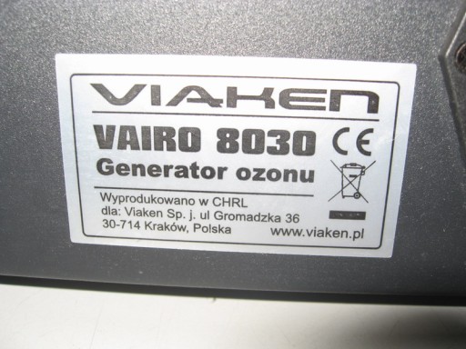 Озонатор Viaken VARO-8030 от L02