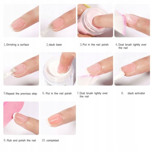 Пудра-макалка TITANIUM MANICURE KIT 6шт.