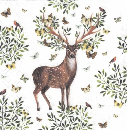 Serwetki do decoupage-1szt- Jeleń - nr 2093