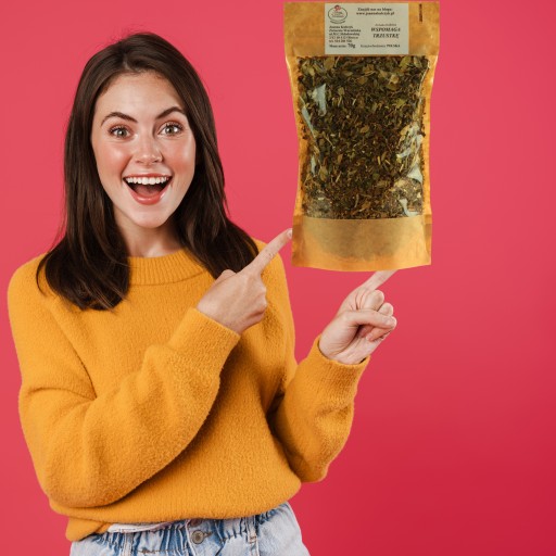 NATURALNA HERBATA ZIOŁOWA WSPOMAGAJĄCA TRZUSTKĘ 70g
