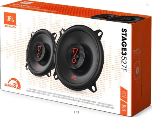 JBL Stage3 527F Динамики 130 мм 2-way! Повышение!