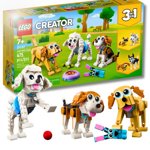 LEGO CREATOR BLOCK Симпатичные собаки ИГРУШКИ ДЛЯ СОБАК