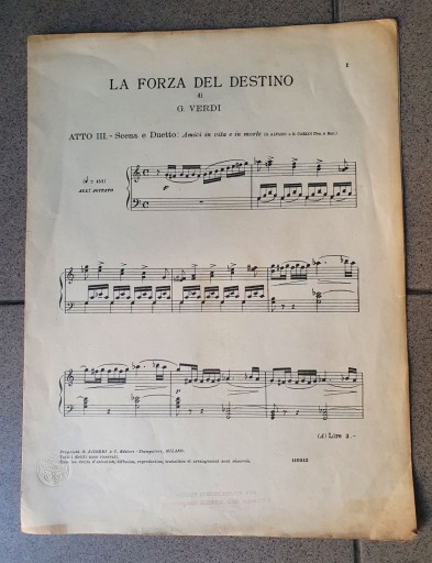 НАБОР АНТИЧНЫХ МУЗЫКАЛЬНЫХ НОТ - 10 НОТ - KRAKOW SHEET MUSIC