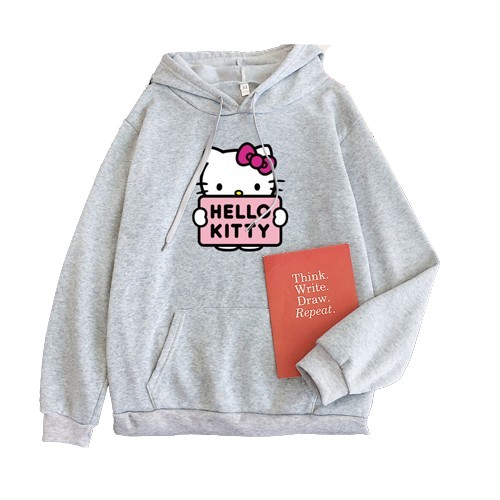 СВИТШОТ ЖЕНСКИЙ С HELLO KITTY CAT С КОШКОЙ
