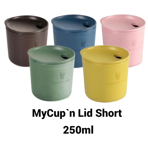 Light My Fire MyCup`n Lid Чашка короткая желтая 250мл