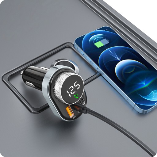 FM-ПЕРЕДАТЧИК ДЛЯ ТЕЛЕФОНА ЗАРЯДНОЕ УСТРОЙСТВО USB-C