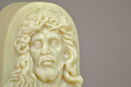 JEZUS FORMA SILIKONOWA DO MYDŁA GIPSU BAZA MYDLANA