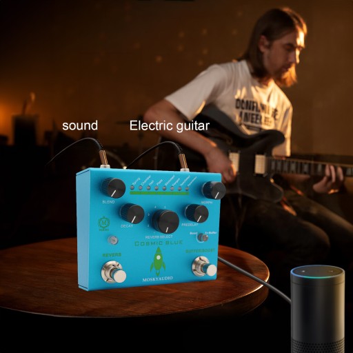 MOSKYAudio Педаль эффектов для гитары, цифровой ревербератор