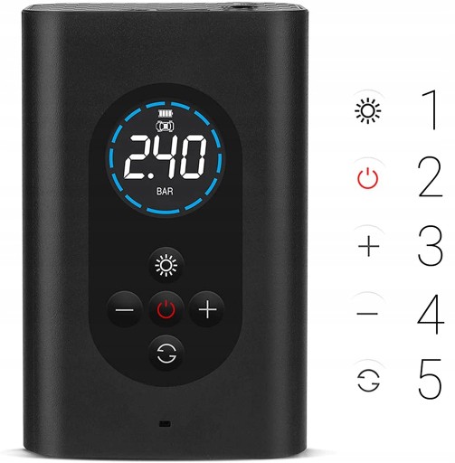 ЭЛЕКТРИЧЕСКИЙ НАСОС ДЛЯ АВТОМОБИЛЬНОГО ВЕЛОСИПЕДА POWERBANK
