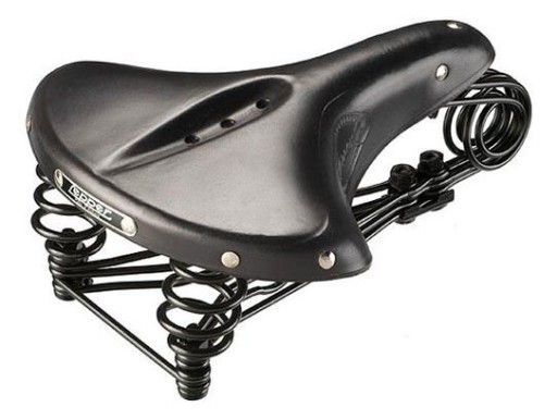 ретро-седло Lepper N90 BLACK до 90 кг Classic Cycle