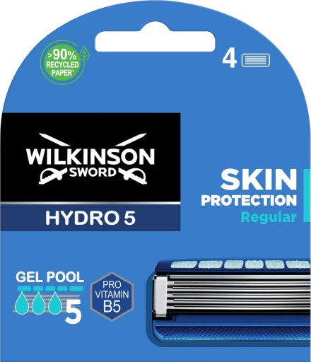 WILKINSON Hydro 5 Skin Protection Обычные картриджи для бритья 4 шт.