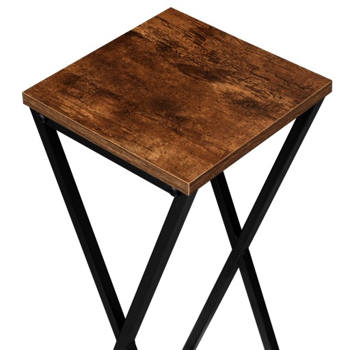 KONEL RUSTIC подставка для цветов лофт, черная, 62 см