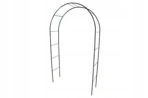 DUŻA PERGOLA OGRODOWA na pnącza ŁUK METALOWA 2,4m x1,40m NA KWIATY RÓŻE