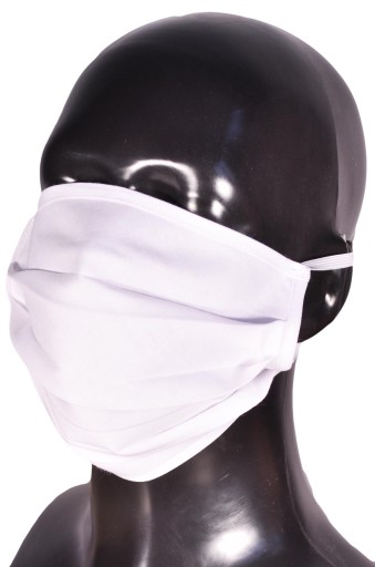 MASK хлопковая маска STREET резиновая _ ONE WHITE