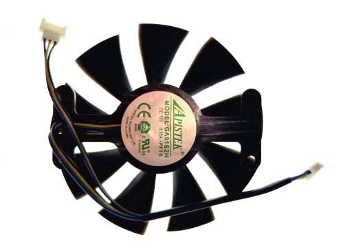 Вентилятор для ZOTAC GTX1050 GTX1060 GTX950 GTX960 85 мм 3/4PIN