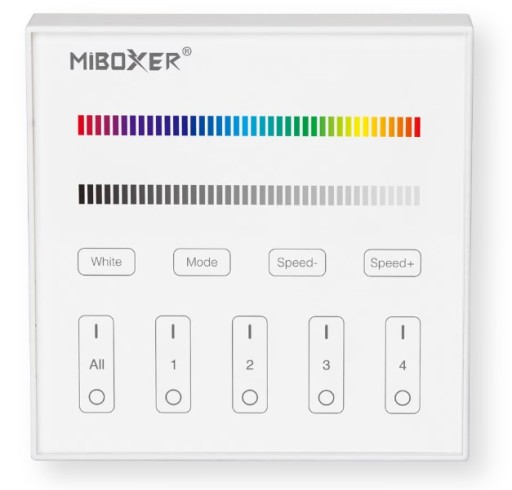 ПАНЕЛЬ ДИСТАНЦИОННОГО УПРАВЛЕНИЯ RGB RGBW ЗОНА MILIGHT B3 С АККУМУЛЯТОРНЫМ УПРАВЛЕНИЕМ