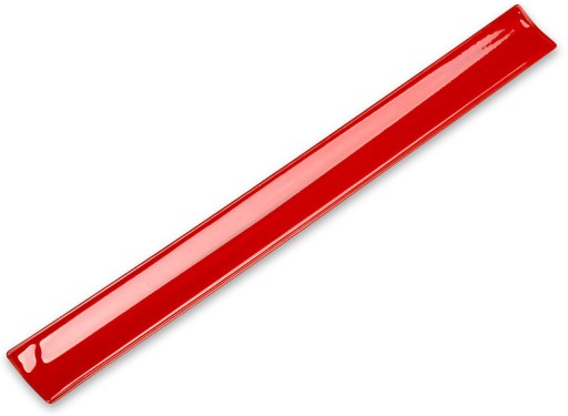 Светоотражающая лента самозажимная для рук RED FLOCK PREMIUM