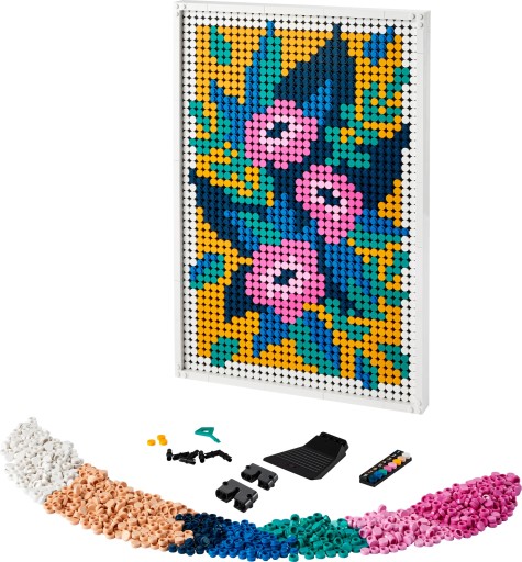 LEGO Art 31207 Набор для творчества «Цветочный арт-букет» 18+ НОВИНКА! На подарок