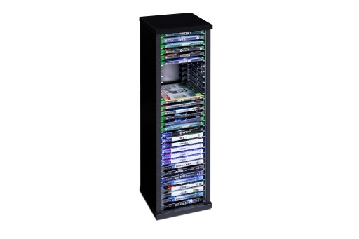 Game Stand PS3 PS4 PS5 Xbox One Blu-ray фильмы контейнер 30 CDS Black