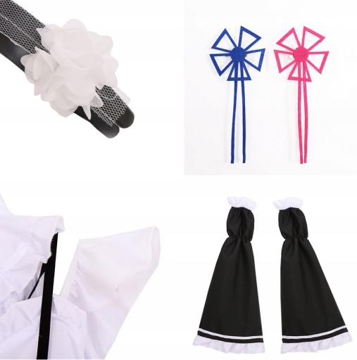 Рем Косплей Костюм Парик RE Zero Maid Outfit