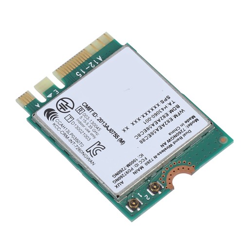 Dla Intel 7260ngw bezprzewodowa karta Wi-Fi 2.4g/5g Bluetooth 4.0 karta sieciowa