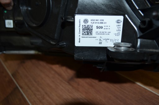 VW GOLF VII 7 Лифт переднего капота Светодиодные фонари бампера крылья LC5B C5B 12км
