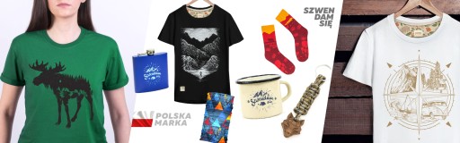 Koszulka męska oliwkowa wysoka gramatura polska produkcja LAS khaki L
