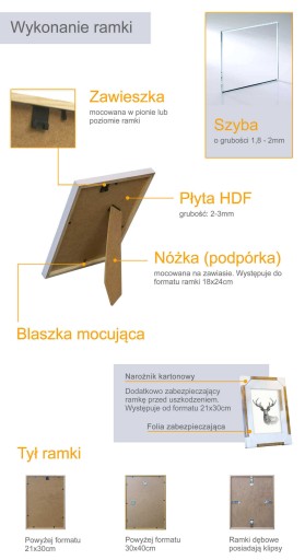 Деревянная фоторамка Золотая Классика 15х21