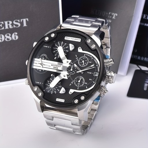 KUERST Teen Watch Мужские часы из нержавеющей стали Модные