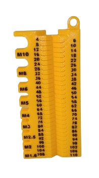 МЕТРИЧЕСКИЙ измерительный винт, размер винта M1,6 - M10