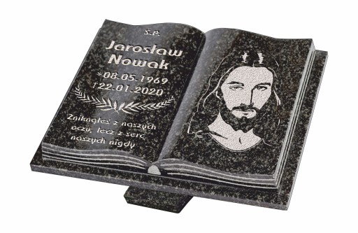 Надгробная книга Гранитная Гравировка Импала 45х35х5 см + клин