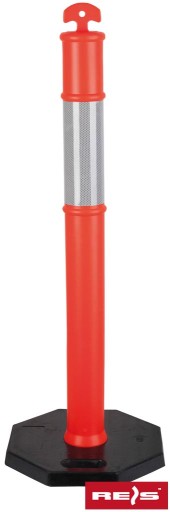 Słupek ostrzegawczy z podstawą 110 cm
