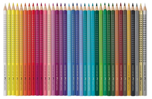 Мелки Faber Castell Grip, 36 цветов в металлической коробке.