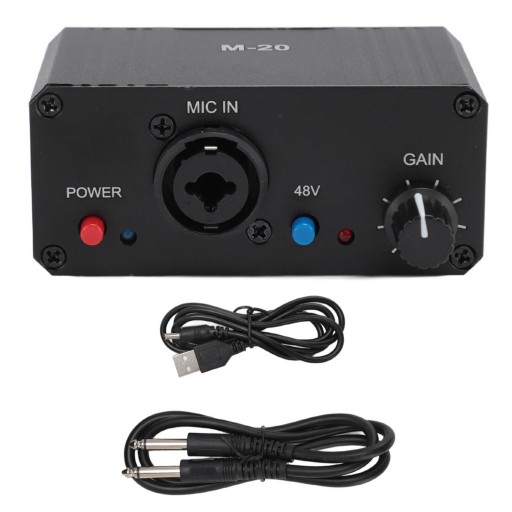 XLR МИКРОФОННЫЙ ПРЕДУСИЛИТЕЛЬ НИЗКИЙ ШУМ 27 ДБ