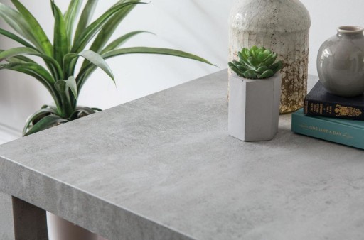 Okleina BETON SZARY Folia Samoprzylepna Na Blat Stół Komody Renowacja Mebli