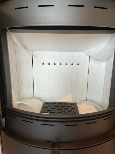 Печь отдельностоящая KOZA AB 2, кремовый Изразцовый кафель