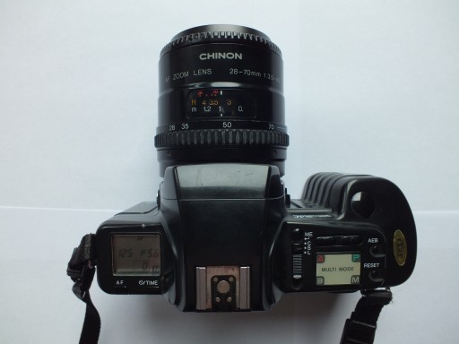 Chinon CP-9AF Multi-program + Chinon AF 28-70 mm 1:3.5-4.5 + 70-210 mm f4.5