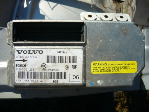 Контроллер подушек безопасности 0285001283 Volvo S80