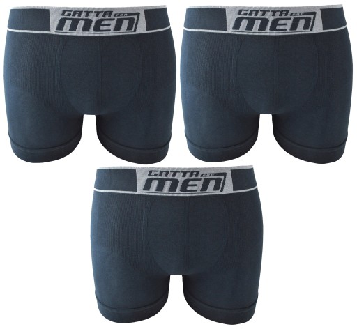 6 X Gatta Boxer Men's Boxers Серый хлопок белый m