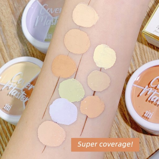3-цветная палитра консилеров Foundation Cream Fu