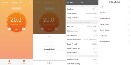 Датчик температуры для головы GTZ04Z ZigBee TUYA