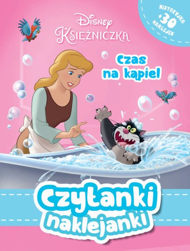 Czytanki naklejanki. Czas na kąpiel. Disney