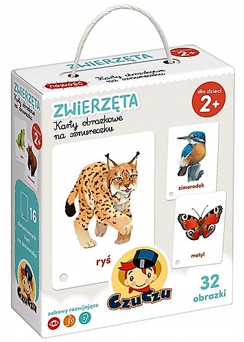 CzuCzu КАРТОЧКИ С КАРТИНКАМИ Животные для малышей 2+