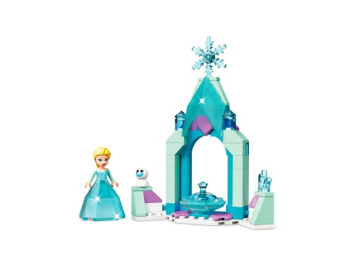 PREZENT LEGO DLA 5, 6 LATKI DISNEY PRINCESS 43199 Dziedziniec zamku Elzy +