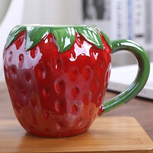 Кофейная кружка Керамическая кофейная кружка Кухня Клубника